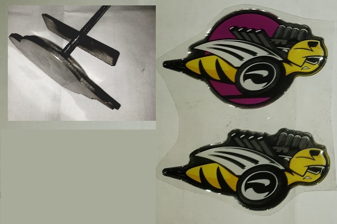 *Right Rumble Bee Grille Epoxy Coated Emblem 04-05 Dodge Ram